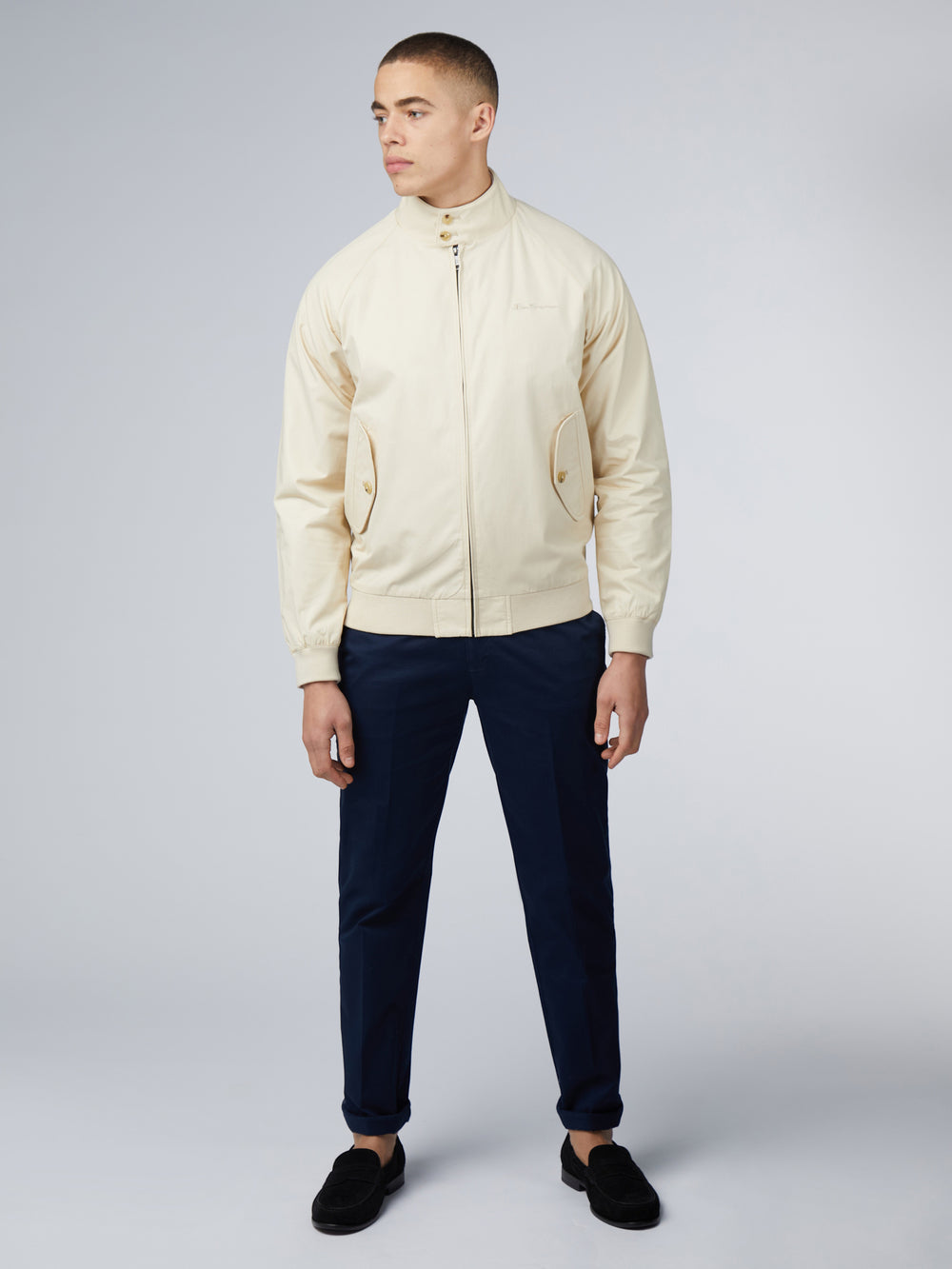 Vestes Ben Sherman Signature Harrington Blanche | AEH-15561466